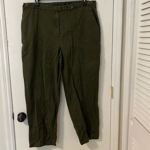 Women’s Ralph Lauren khakis. Forest green chinos.